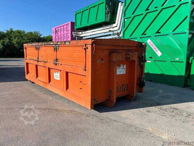 Roll-off container  CONTAINER SCARRABILE USATO CON COPERCHIO