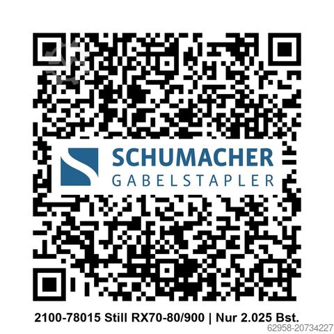 Diesel Forklift STILL RX70-80/900 | Only 2.025 Bst. | multi-camera