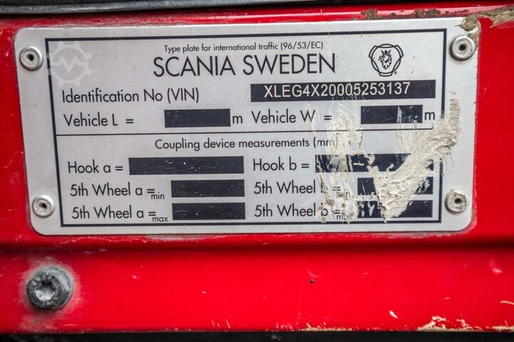 Standard tractor SCANIA G440+MANUAL+INTARDER+HYDR.
