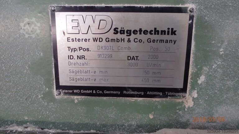 Trimming system EWD Combimes Komplette Besaumanlage EWD Combimes DK 90 TL