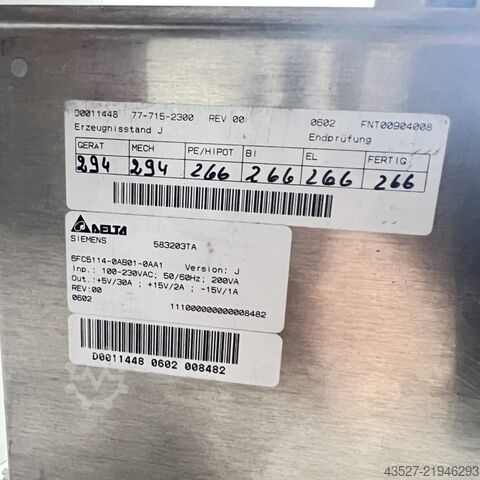 Electronics / Drive technology SIEMENS 6FC5114-0AB01-0AA1