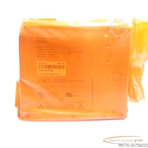 B&R Komponente B&R BR 0PS3200.1 / PS3200 Power Supply SN: AF651013134 -!-