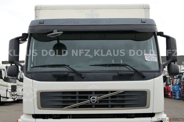 Flatbed truck with tarp VOLVO FM9-260 Koffer Blatt/Luft alte Tacho LBW