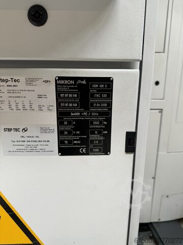 Universal-Bearbeitungszentrum Mikron HSM 400 U