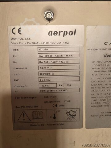 Heizofen Aerpol s.r.l. FC 170
