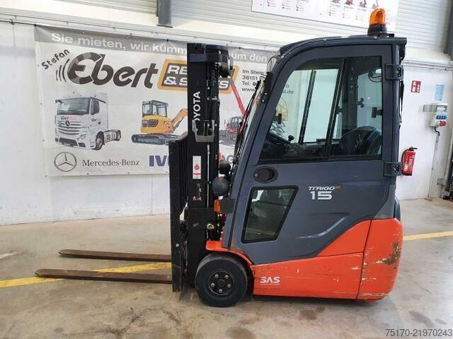Forklift Toyota 8FBET15 / Batterie  HH: 4.3m! / 2.849h