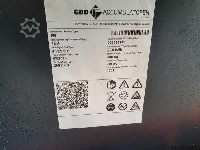 Forklift Toyota 8FBET15 / Batterie  HH: 4.3m! / 2.849h