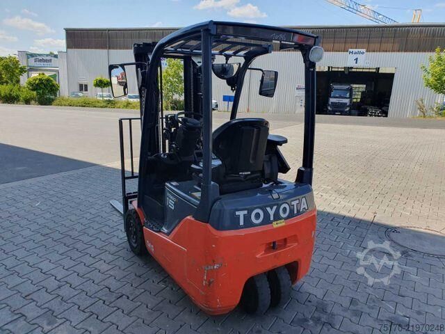 Forklift Toyota 8FBET15 / Triplex: 4.30m / nur 1.842h! / SS