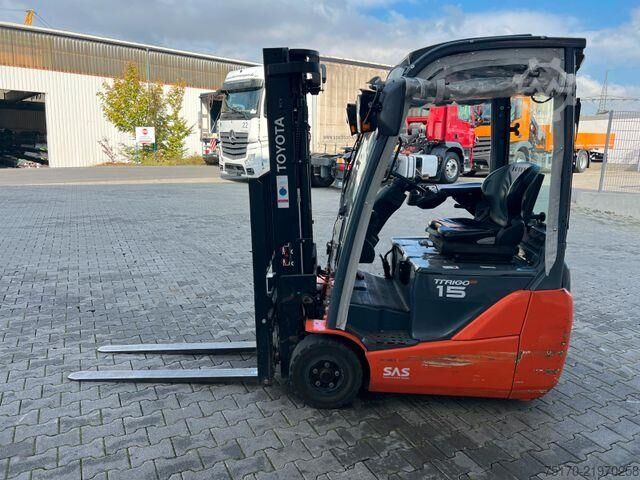 Forklift Toyota 8FBET15 / Triplex: 4.30m / nur 1.187h! / SS