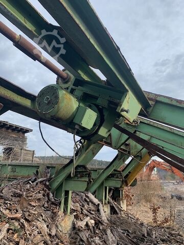 Cross conveyor for long timber 7 strands HOLTEC QFLW