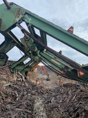 Cross conveyor for long timber 7 strands HOLTEC QFLW