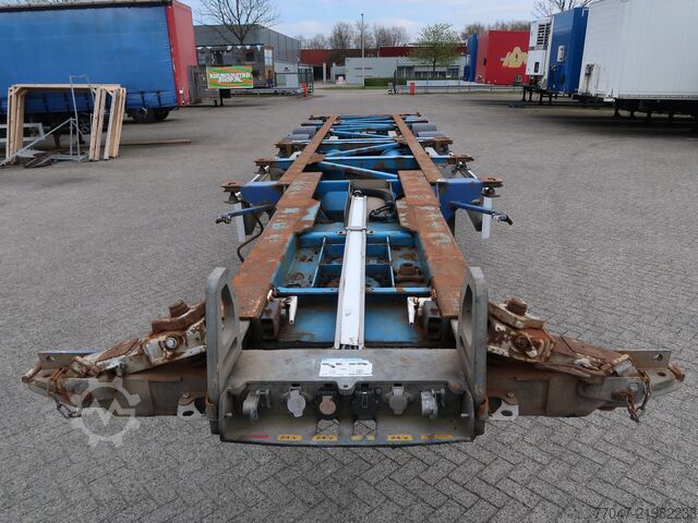 Container transportation Van Hool O4, ADR, 3 Axle SAF, NL Trailer