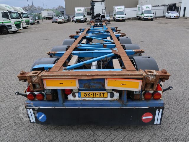 Container transportation Van Hool O4, ADR, 3 Axle SAF, NL Trailer