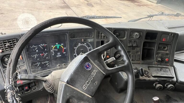 3-way tipper Scania 93-280 (POMPE MANUELLE / MANUAL PUMP)