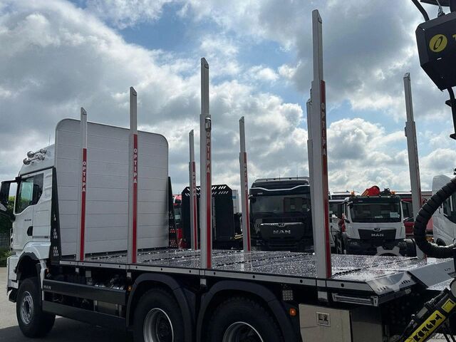 Timber transporter MAN TGS 33.520 6x4 BL 3900 Kurzholz Plattform Aufbau