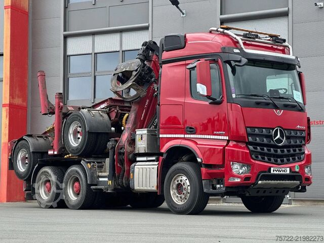 Timber transporter Mercedes-Benz Arocs 3358 6x4 BB mit EpsilonS290Z96 DOLL RATIO+