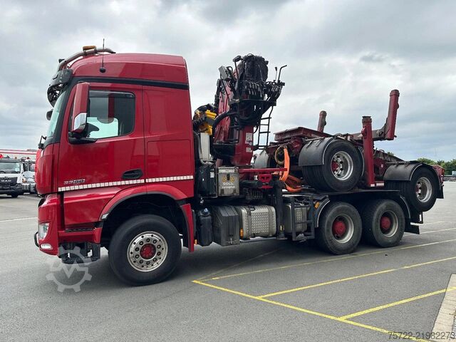 Timber transporter Mercedes-Benz Arocs 3358 6x4 BB mit EpsilonS290Z96 DOLL RATIO+