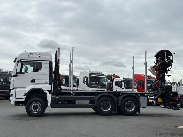 Timber transporter MAN TGS 33.520 6x6 BL Kurzholz Plattform Epsilon Kran