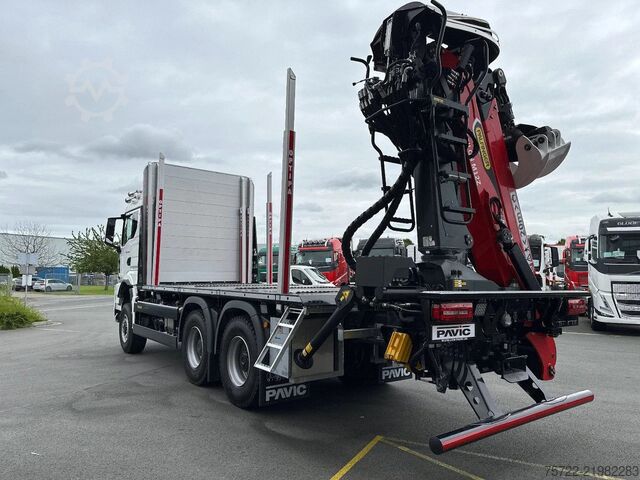 Timber transporter MAN TGS 33.520 6x6 BL Kurzholz Plattform Epsilon Kran