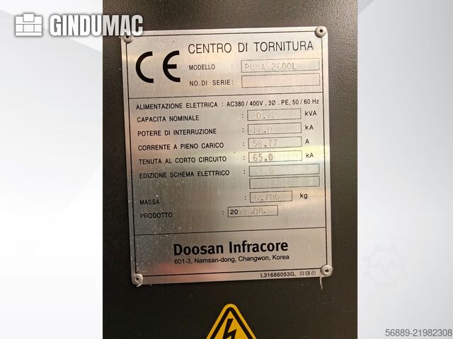 DOOSAN Puma 2600L DOOSAN Puma 2600L