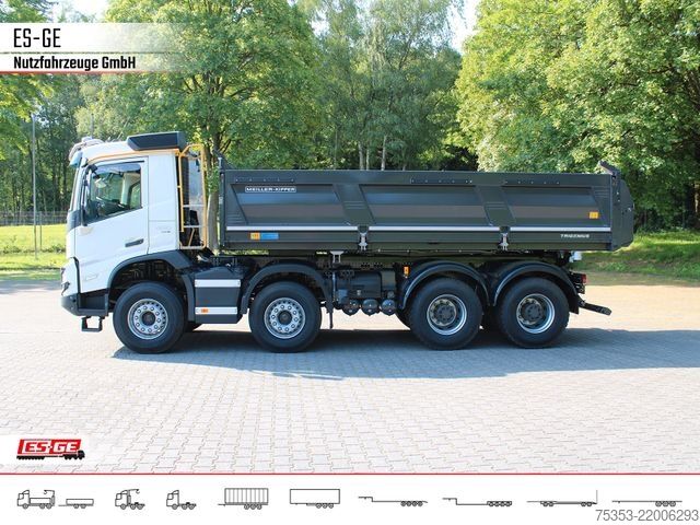 Tipper truck VOLVO Volvo FMX D13 8x4R mit Meiller Kipper