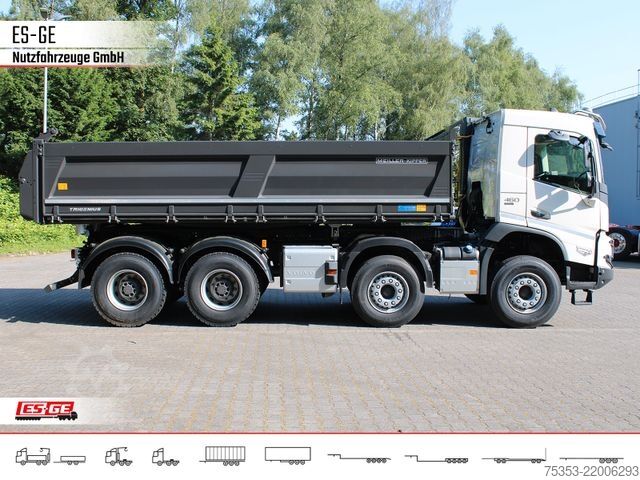 Tipper truck VOLVO Volvo FMX D13 8x4R mit Meiller Kipper