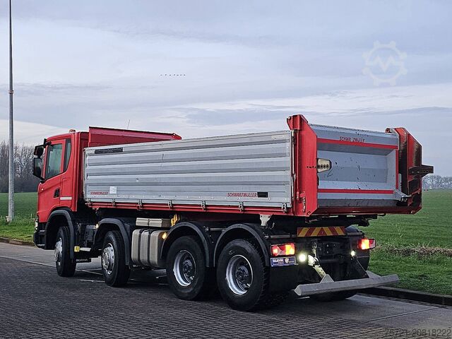 3-sided tipper SCANIA G410 8X4 SCHWARZMULLER 3S