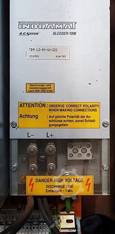 Frequenzumrichter Servo Rexroth Indramat TBM 1,2-40-W1-220