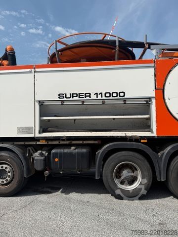 Vacuum tank truck MERCEDES-BENZ Mercedes Benz Arocs 3753 8x4 Wiedemann Super1000