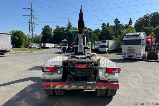 Roll-off tipper truck MAN TGS 35.480 8x4 Moser