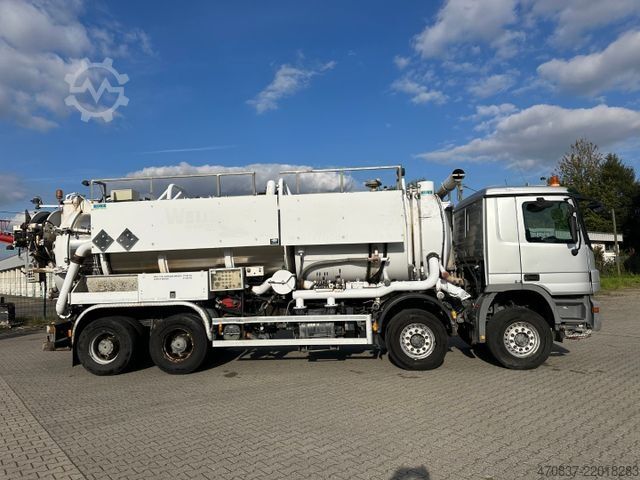 Vacuum tank truck MERCEDES-BENZ Actros 4141 8x4 BB / KoKs Saug und Druckwagen