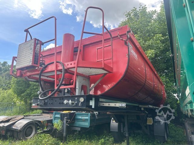 Three-sided tipper truck MERCEDES-BENZ 3344 AS / Kipper / Abroller / Auflieger