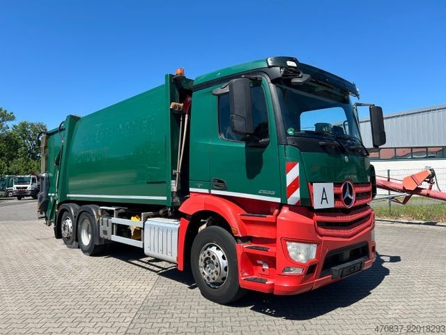 Garbage truck MERCEDES-BENZ Antos 2533 / Fauen Variopress 524 + Schüttung