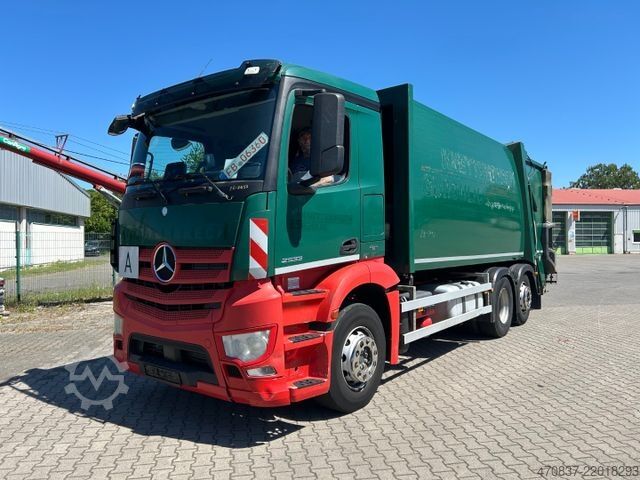 Garbage truck MERCEDES-BENZ Antos 2533 / Fauen Variopress 524 + Schüttung