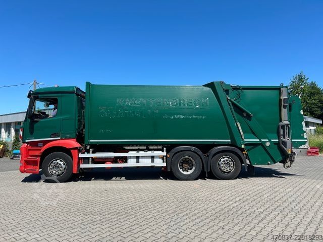 Garbage truck MERCEDES-BENZ Antos 2533 / Fauen Variopress 524 + Schüttung