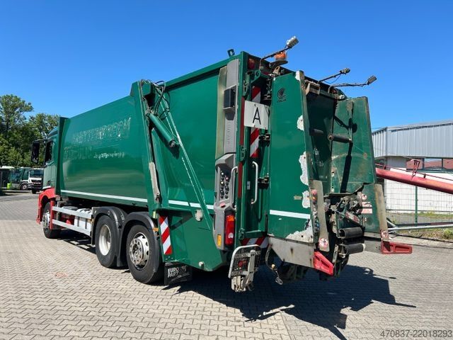 Garbage truck MERCEDES-BENZ Antos 2533 / Fauen Variopress 524 + Schüttung