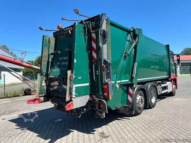 Garbage truck MERCEDES-BENZ Antos 2533 / Fauen Variopress 524 + Schüttung