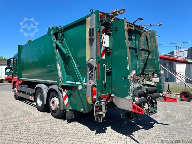 Garbage truck MAN TGS 26.320 BL / Faun Variopress 524 + Schüttung