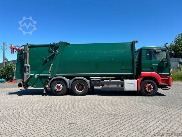 Garbage truck MAN TGS 26.320 BL / Faun Variopress 524 + Schüttung