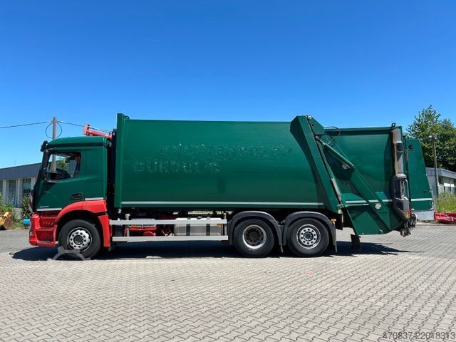 Garbage truck MERCEDES-BENZ Antos 2533 / Faun VarioPress 527 + Schüttung