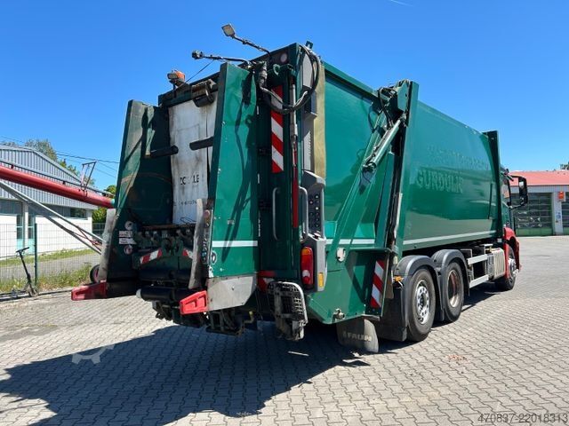 Garbage truck MERCEDES-BENZ Antos 2533 / Faun VarioPress 527 + Schüttung
