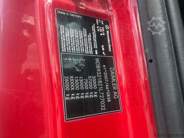 Standard tractor unit MERCEDES-BENZ Actros 3344 AS / Kipper / Abroller / Auflieger