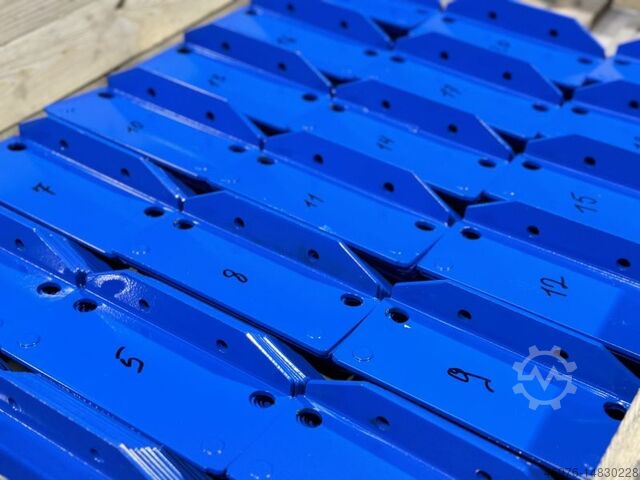 For 120 mm frame profile / width: 220 mm Nedcon NS Fußplatte f. Palettenregale