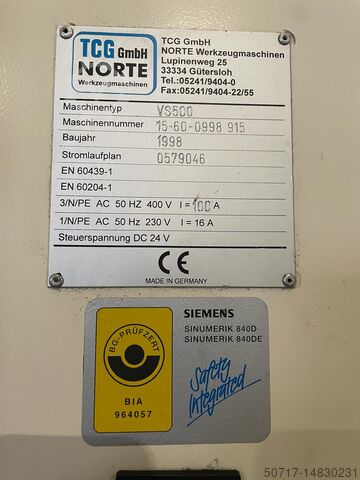Machining center Norte VS 500