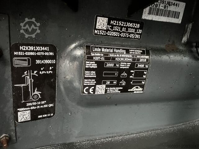 Treibgasstapler Linde H20T-01