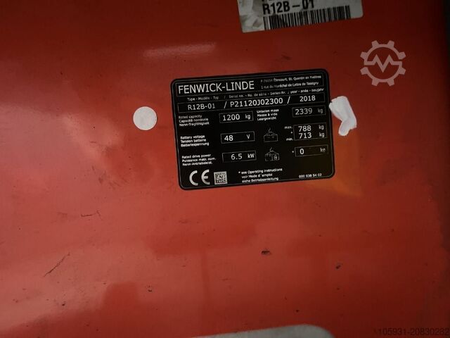 Schubmaststapler Linde R12B-01