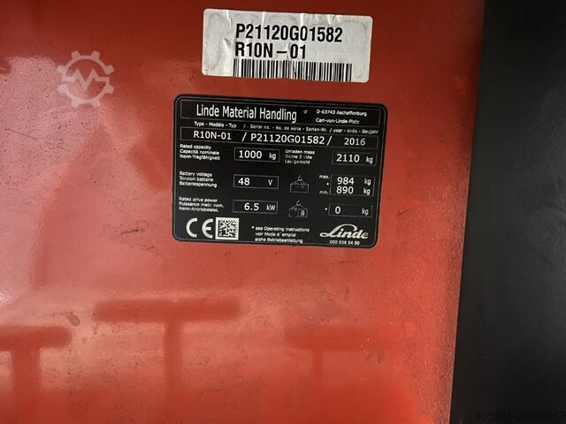 Schubmaststapler Linde R10N-01