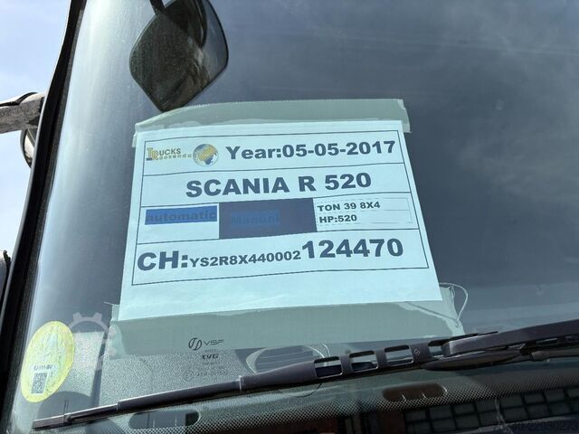 Crane Scania R 520 V8 + PALFINGER 72002 6X + JIB 4X + WINCH ...