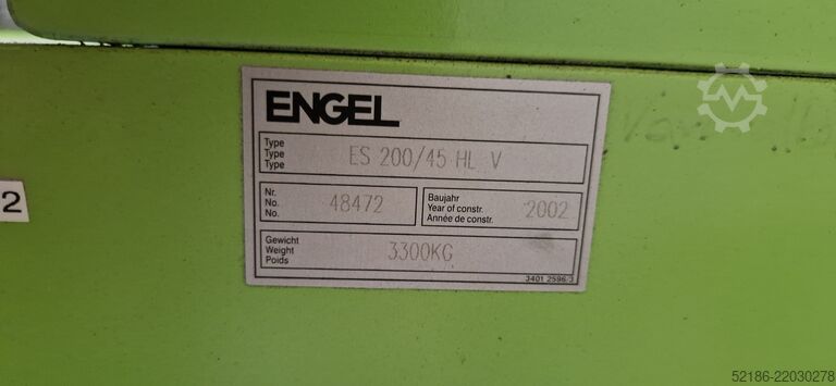 Spritzgießmaschine Engel ES 200/45 HL V