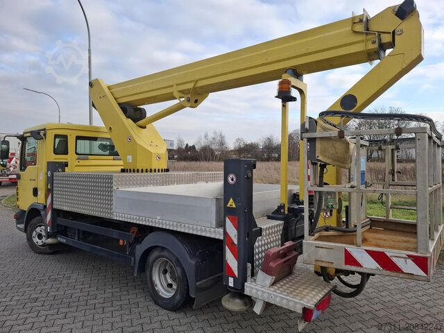 Truck-mounted telescopic work platform Ruthmann T 180 / MAN TGL 8.150 4X2 BB